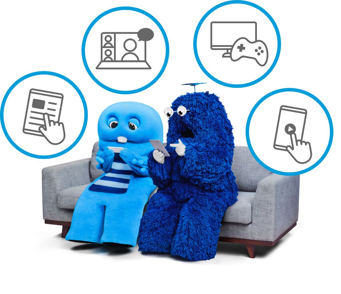 スタンダードモードでのご利用ならデータ容量制限なしで高速インターネットが楽しめます。