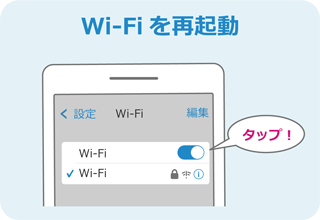 Wi-Fiを再起動