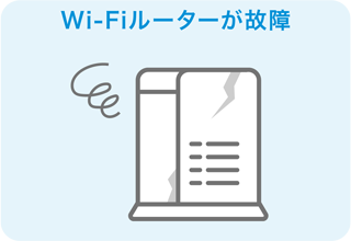 Wi-Fiルーターが故障