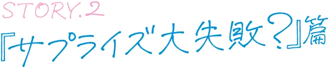 STORY.2 『サプライズ大失敗？』篇